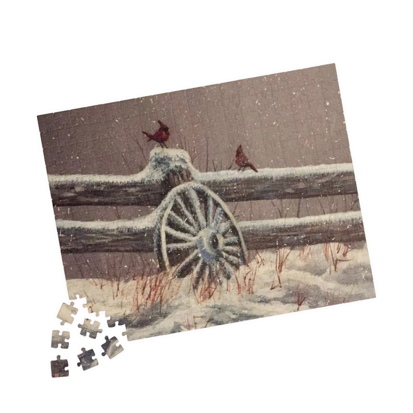 The Red Cardinal Puzzle (110, 252, 500, 1014-piece)