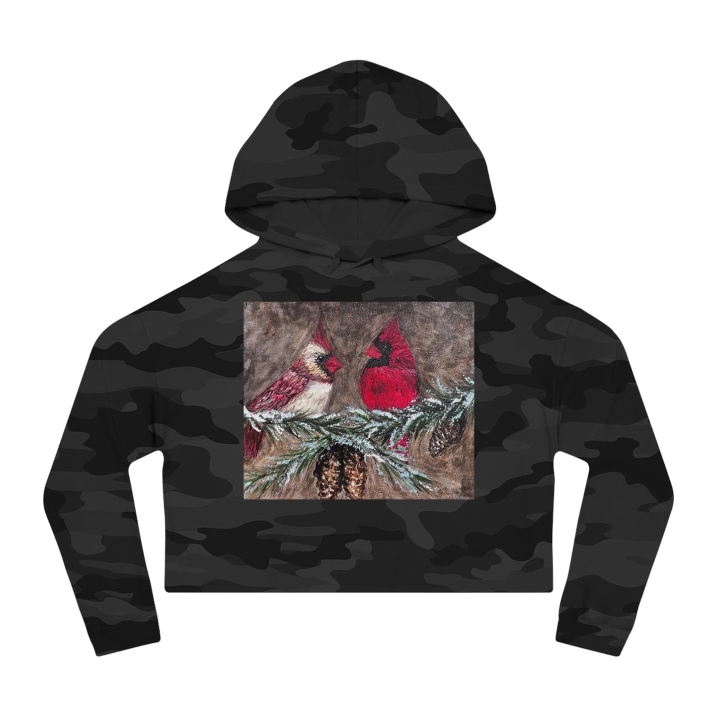 Women’s Cardinals Cropped Hooded Sweatshirt