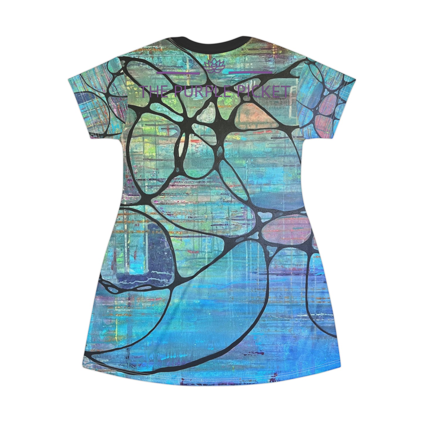 The Purple Pickets infinite color T-Shirt Dress