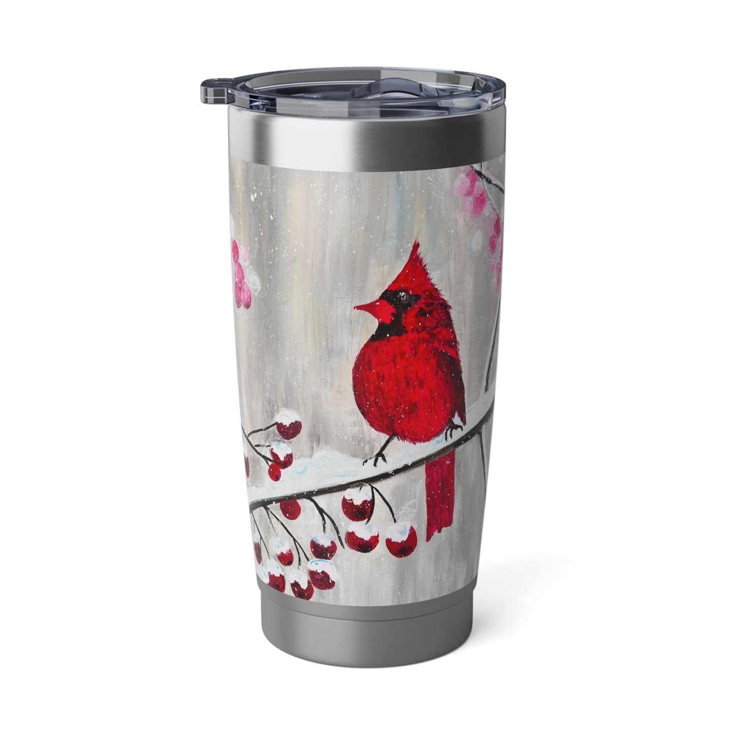 Winter Berry Cardinal 20oz Tumbler