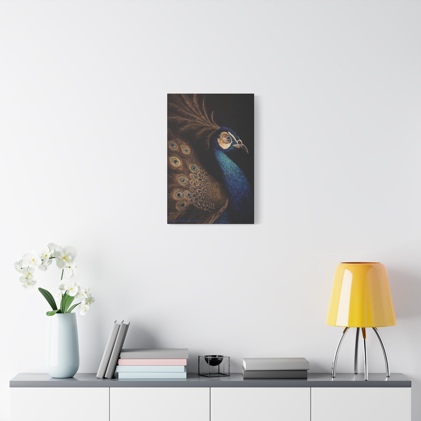 Blue Majesty Print by Sharon Mennell