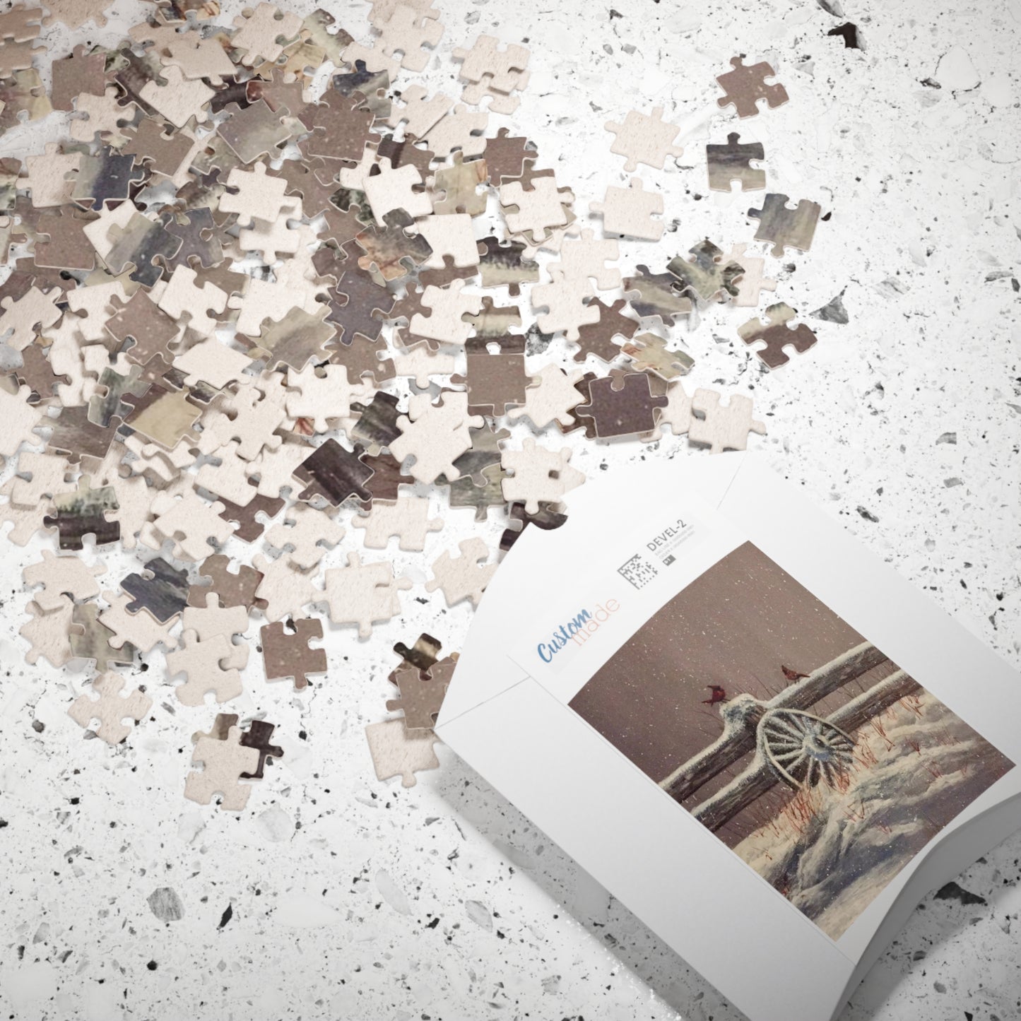 The Red Cardinal Puzzle (110, 252, 500, 1014-piece)