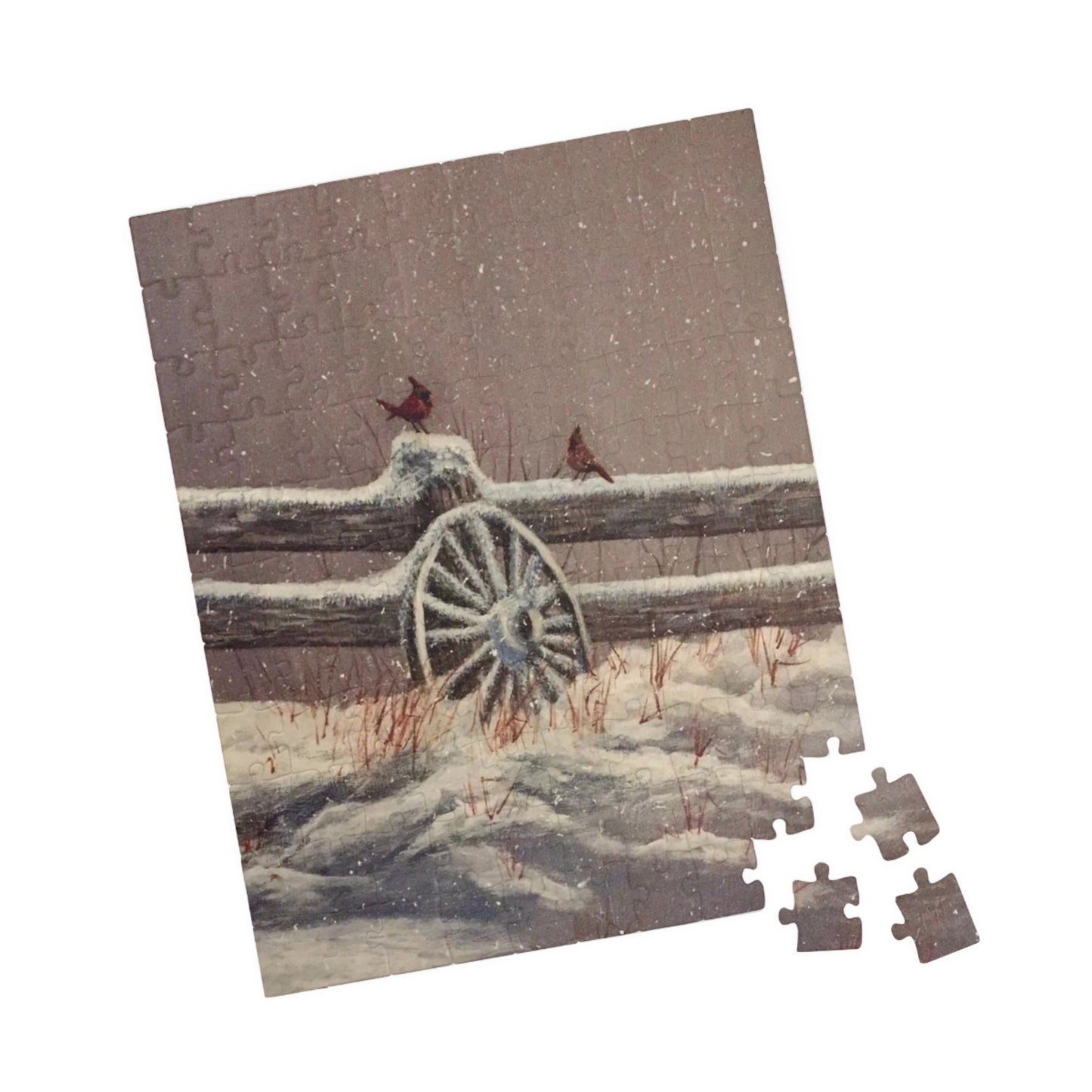 The Red Cardinal Puzzle (110, 252, 500, 1014-piece)