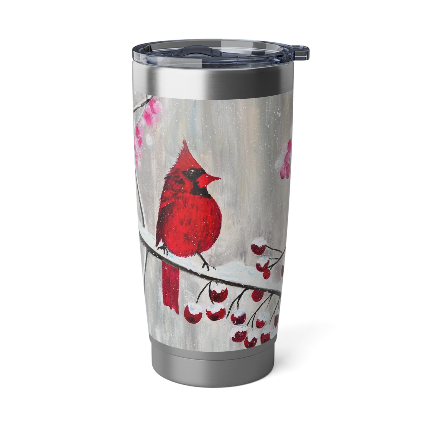Winter Berry Cardinal 20oz Tumbler
