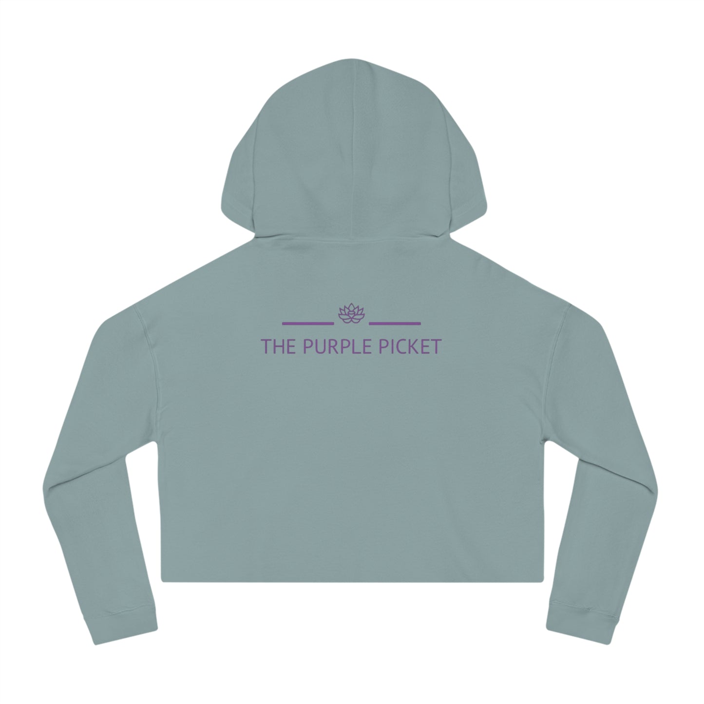 The Purple Cow Cropped Hoodie