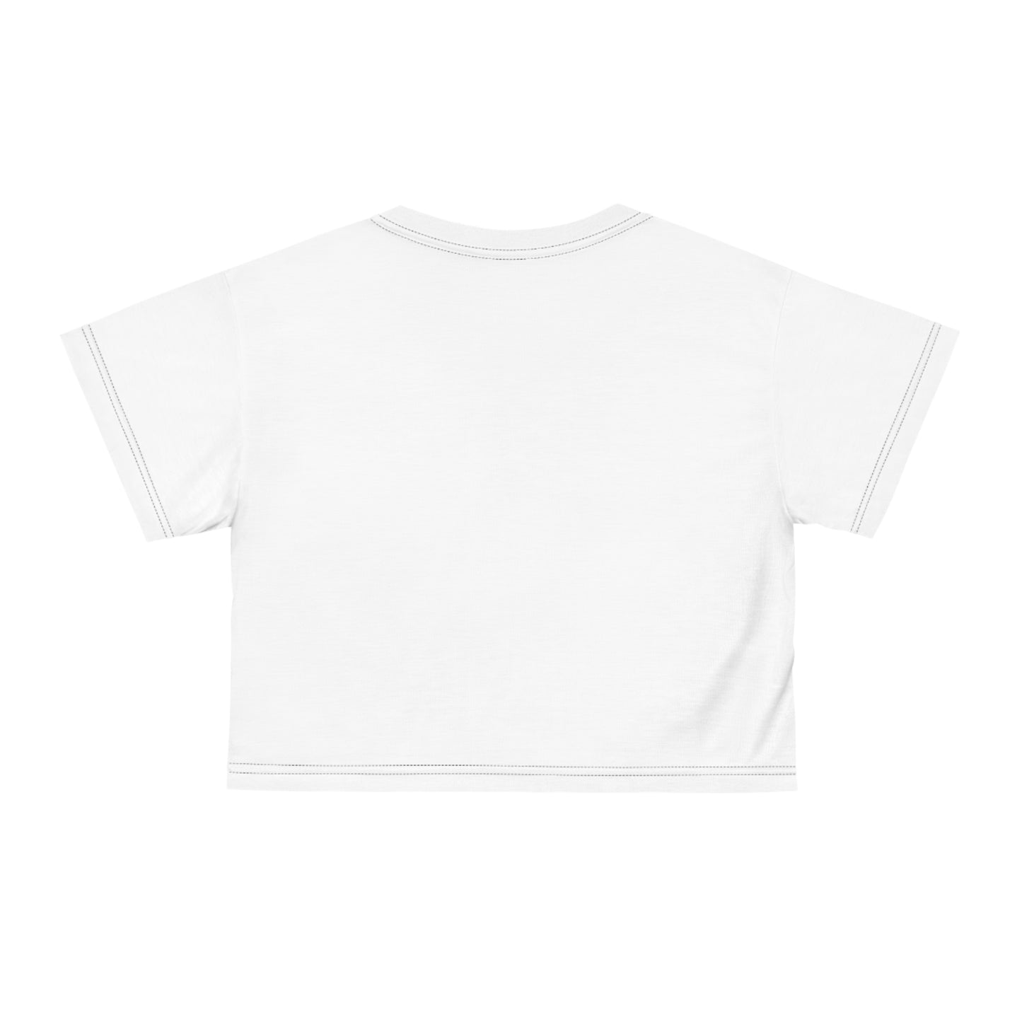 The Purple Picket Crop Tee