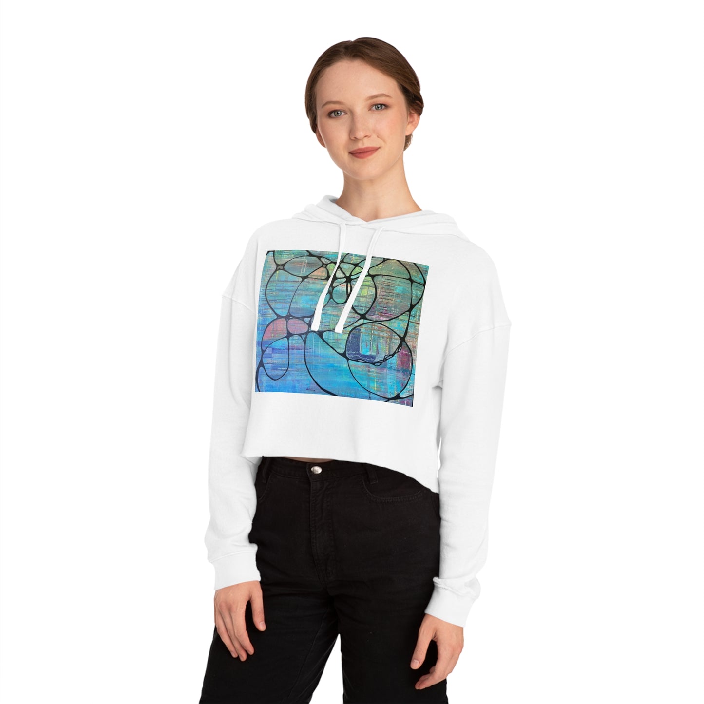 Infinite Color Women's cropped Hoodie
