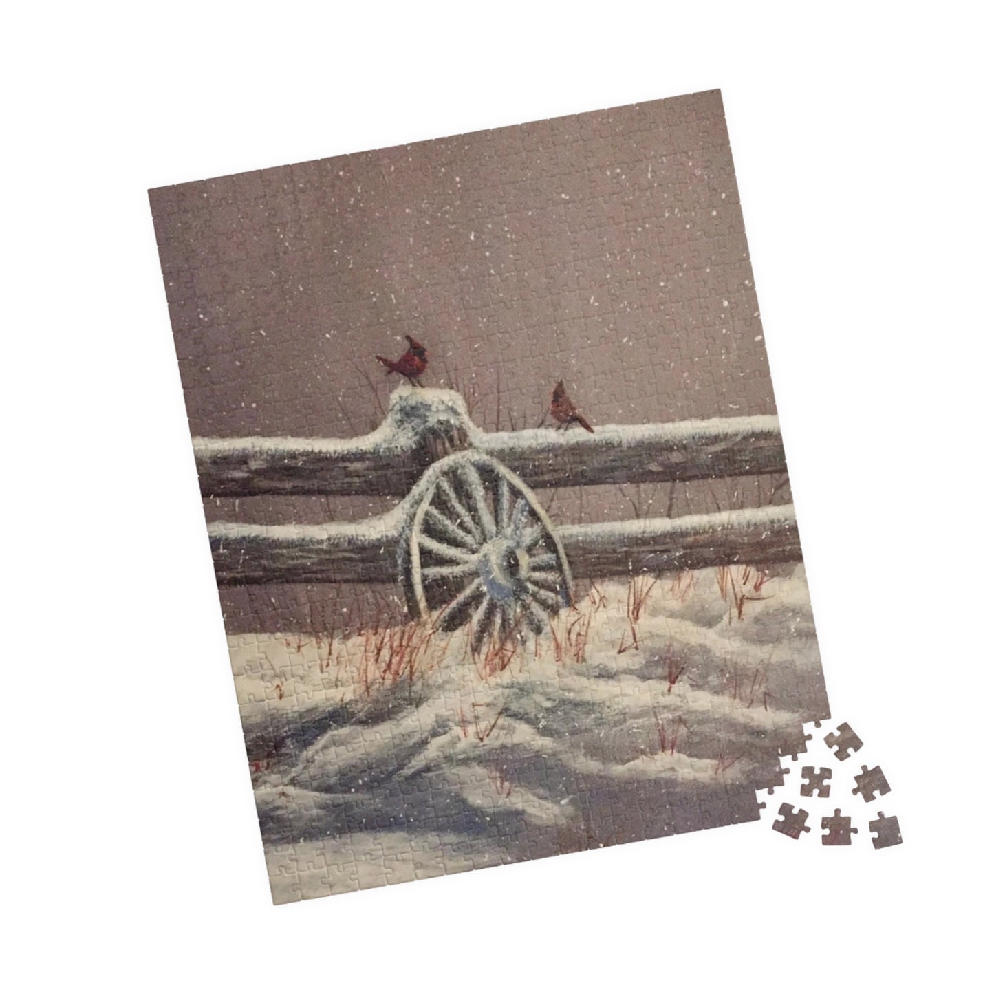 The Red Cardinal Puzzle (110, 252, 500, 1014-piece)
