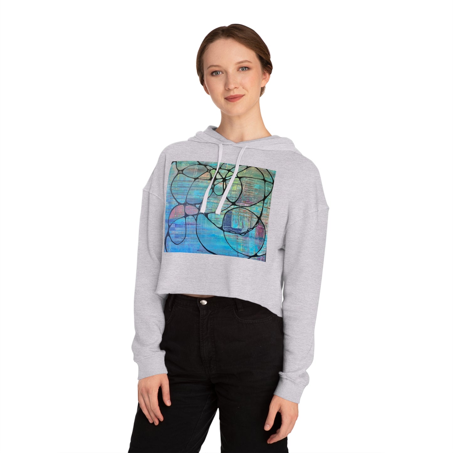 Infinite Color Women's cropped Hoodie