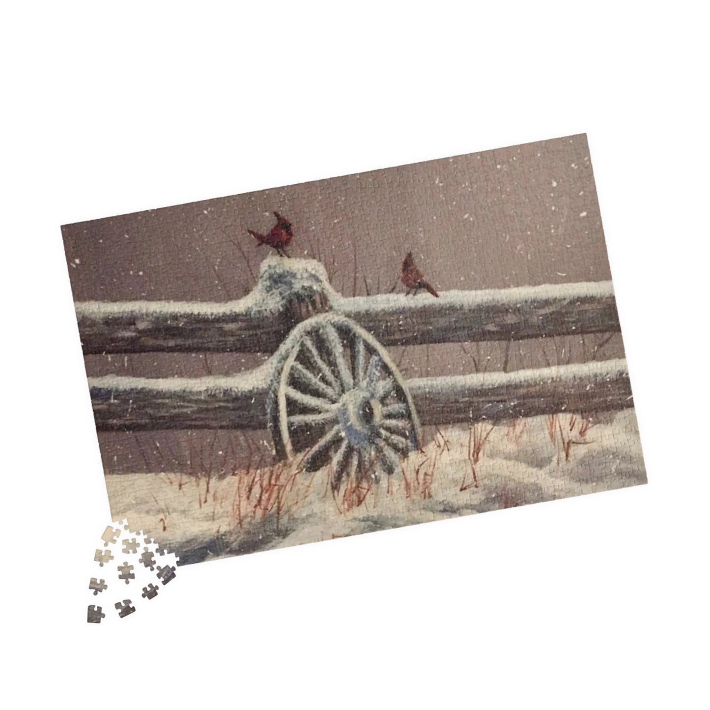 The Red Cardinal Puzzle (110, 252, 500, 1014-piece)
