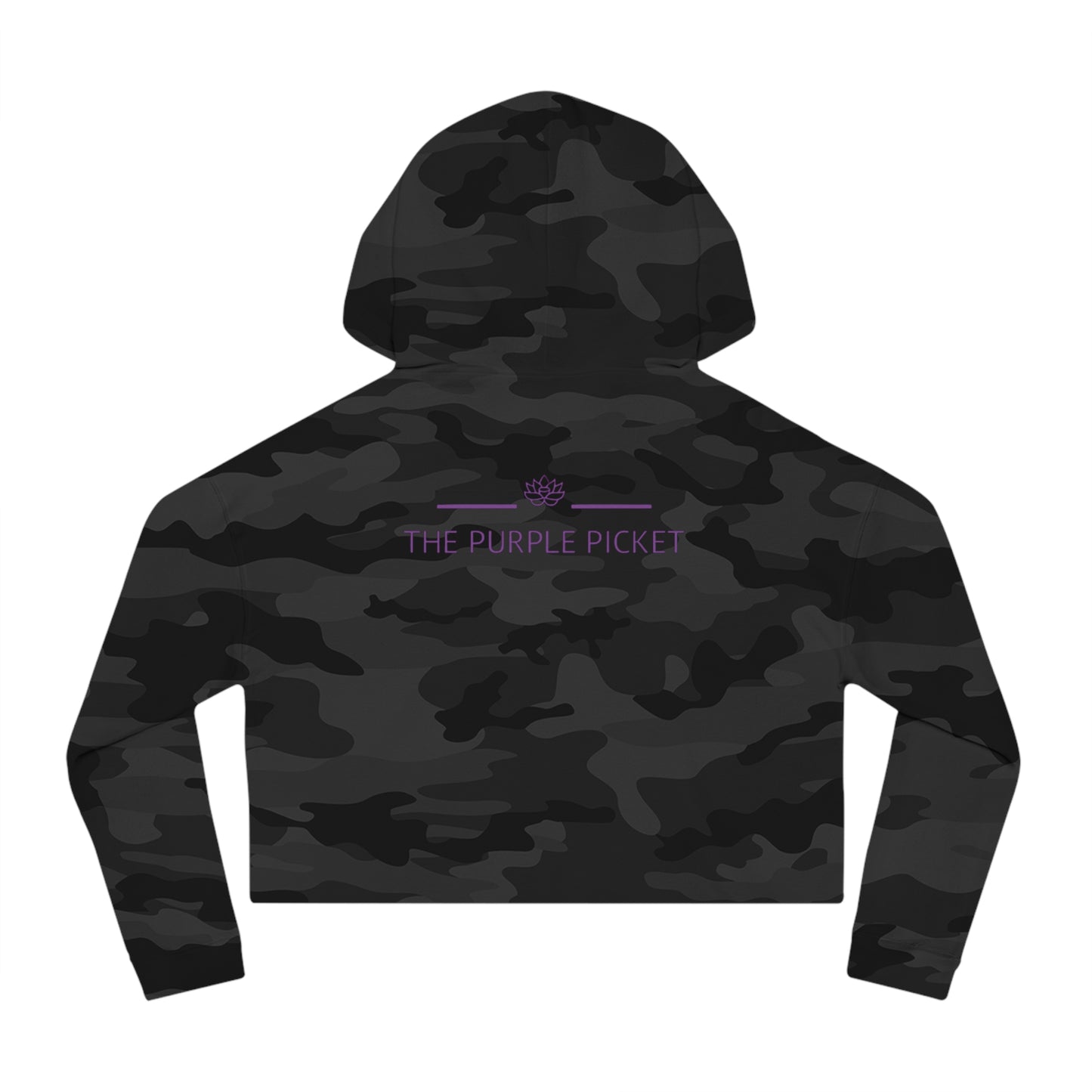 The Purple Cow Cropped Hoodie