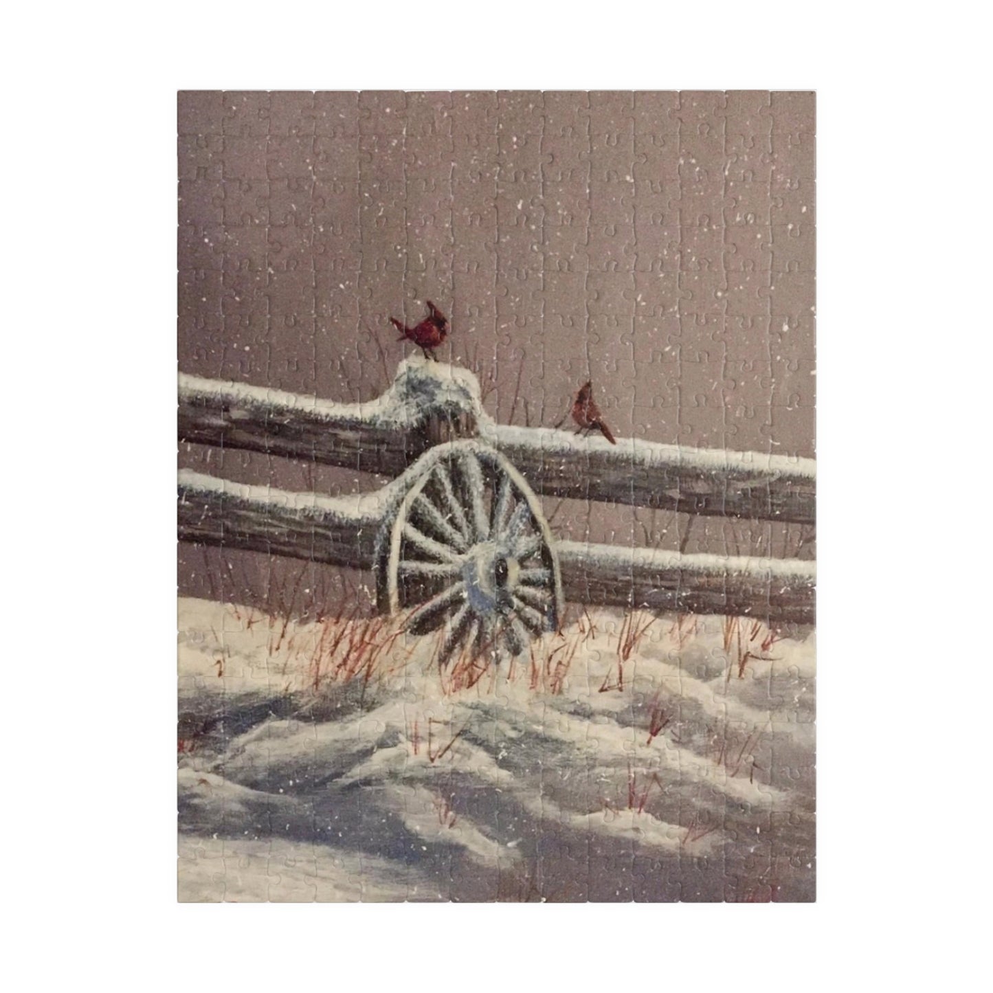 The Red Cardinal Puzzle (110, 252, 500, 1014-piece)