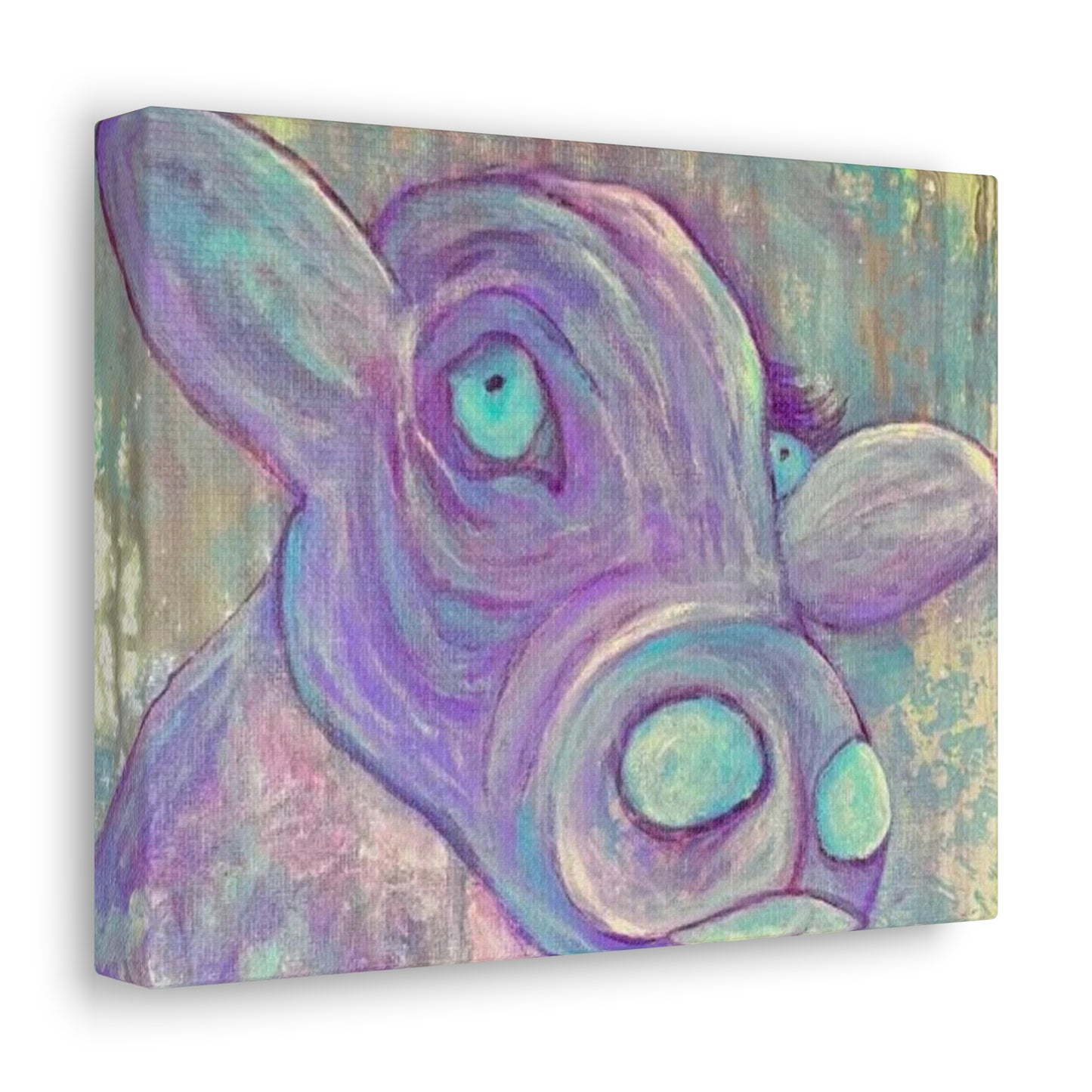 Purple Cow Painting