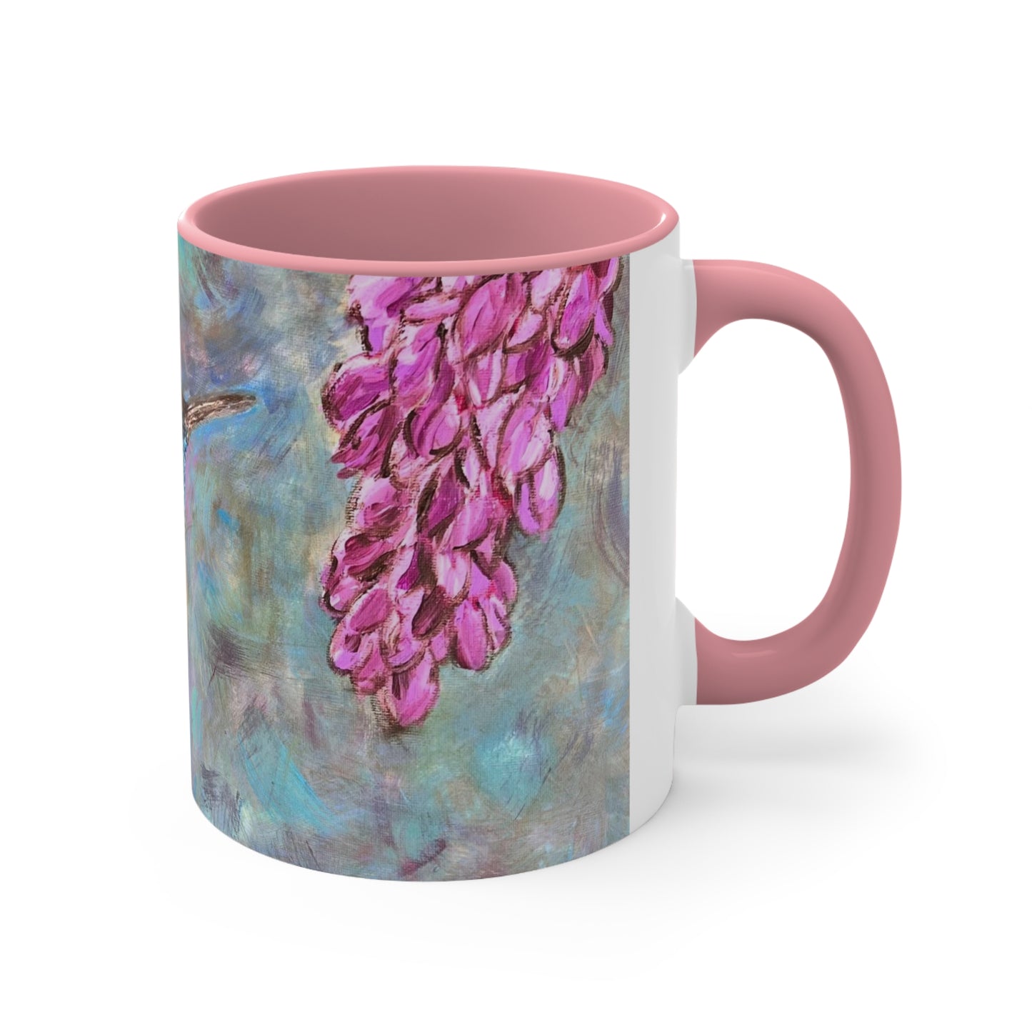 Hummingbird & Wisteria Coffee Mug, 11oz