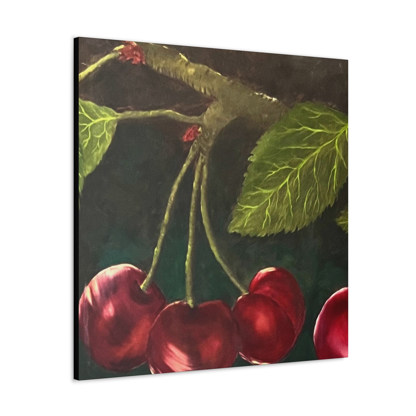 Black Cherries Painting