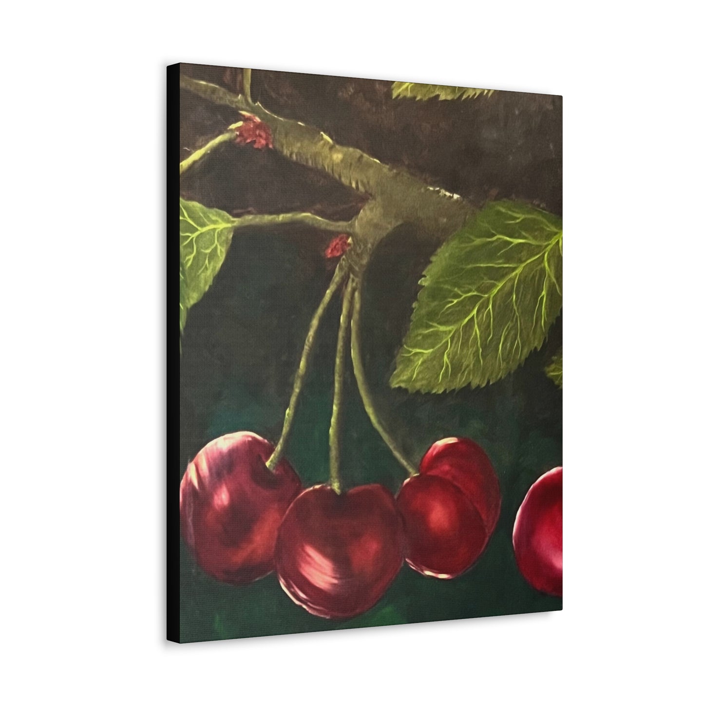 Black Cherries Painting