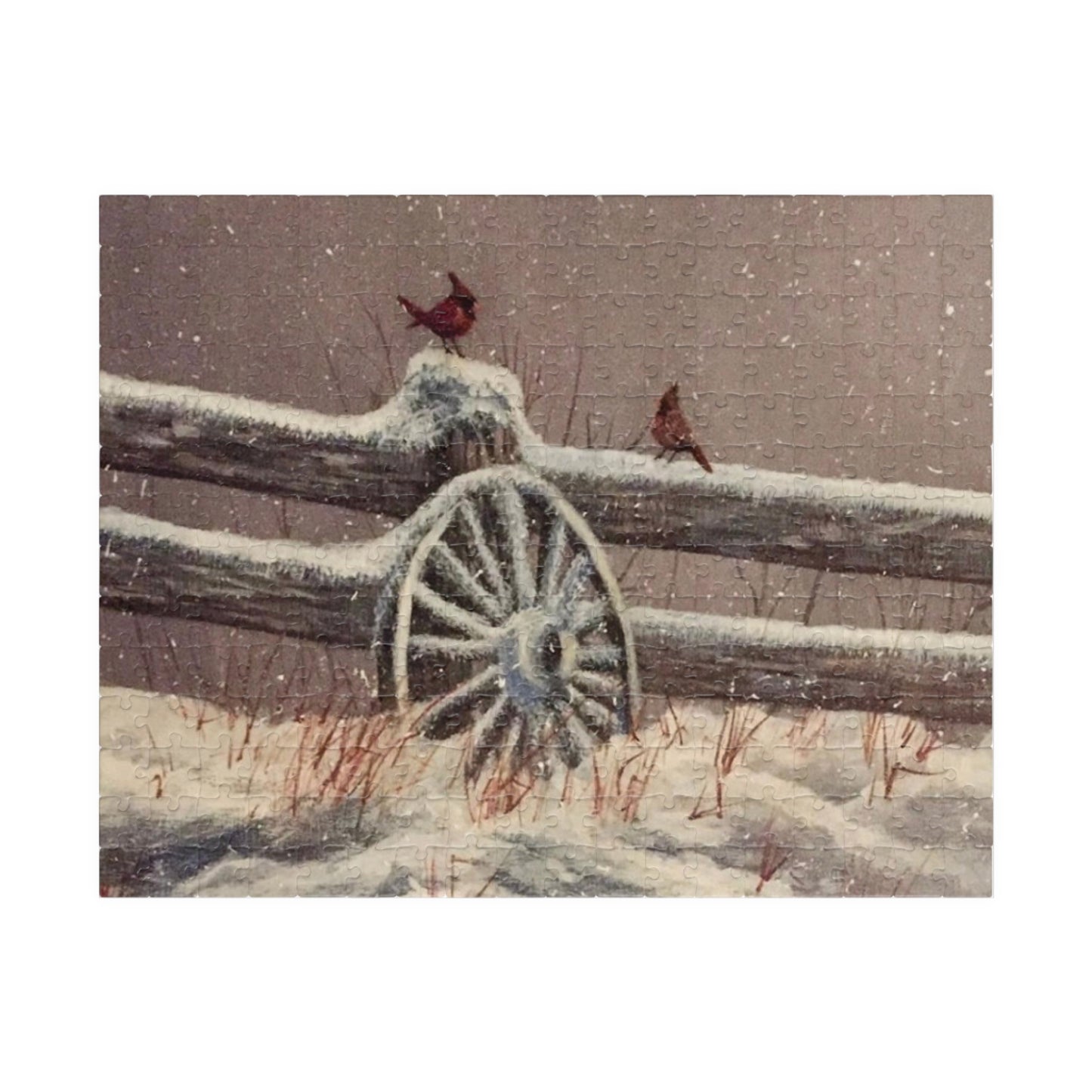 The Red Cardinal Puzzle (110, 252, 500, 1014-piece)