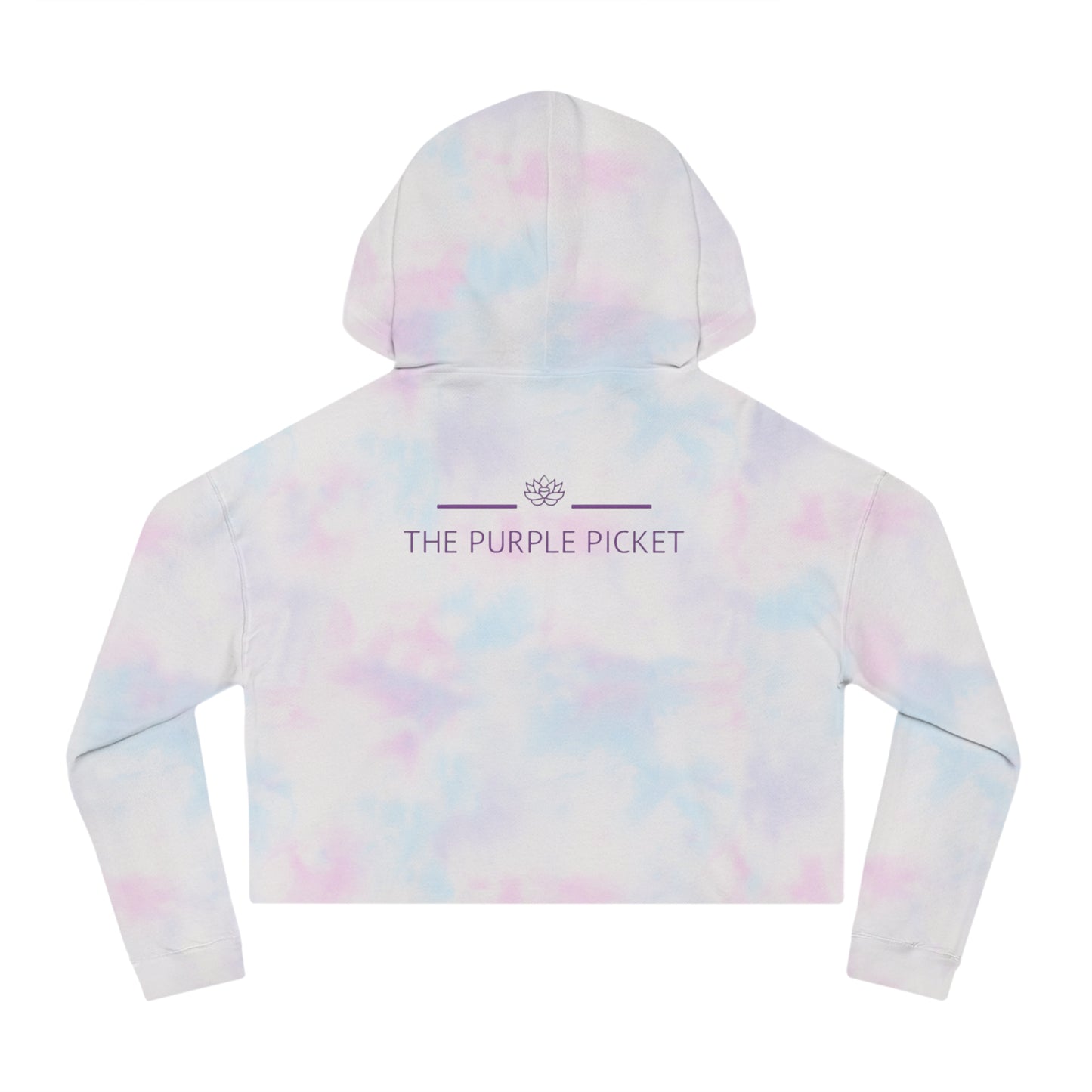 The Purple Cow Cropped Hoodie