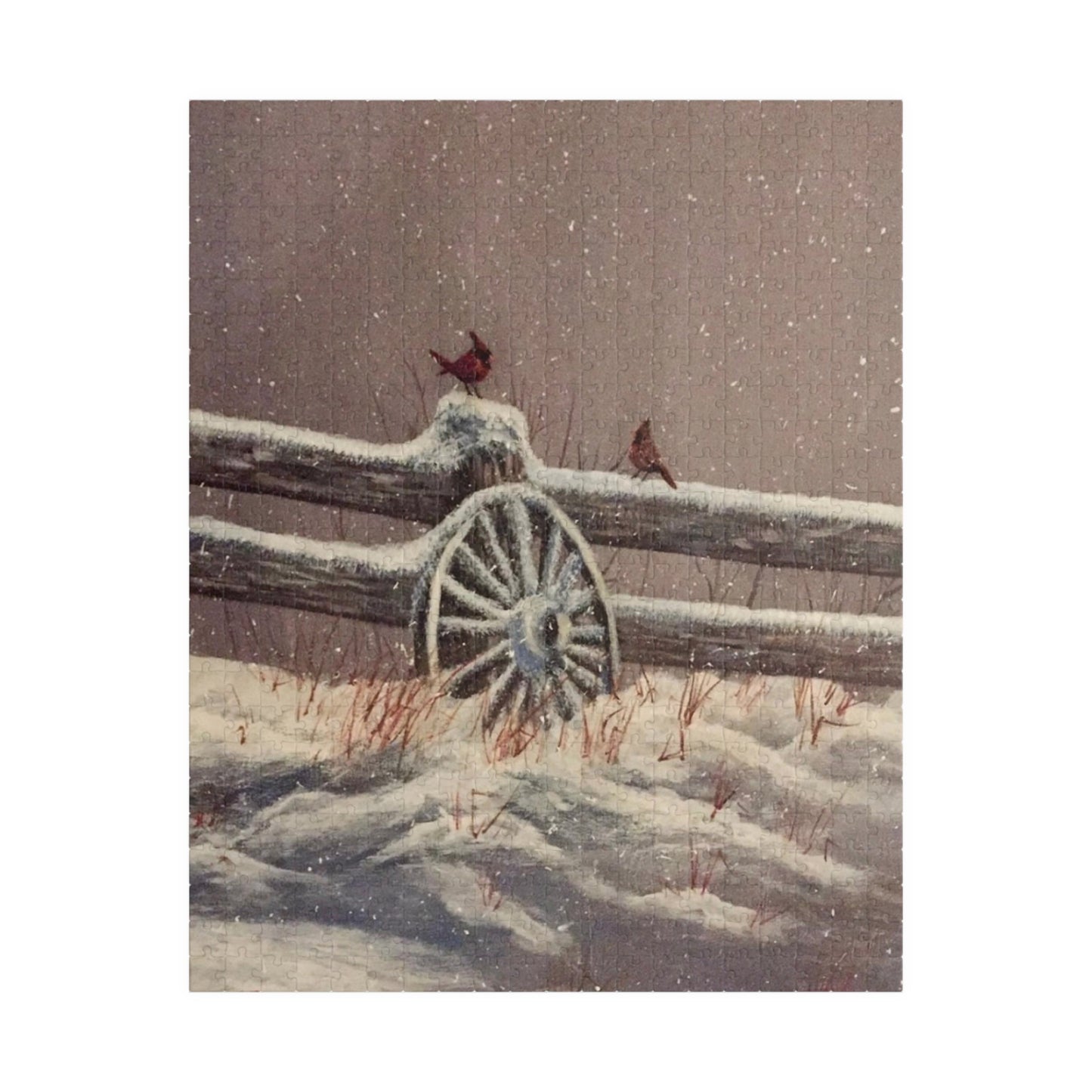 The Red Cardinal Puzzle (110, 252, 500, 1014-piece)
