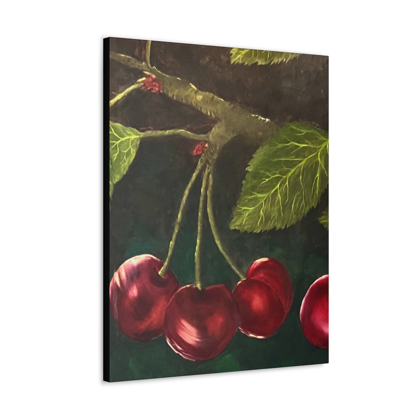 Black Cherries Painting