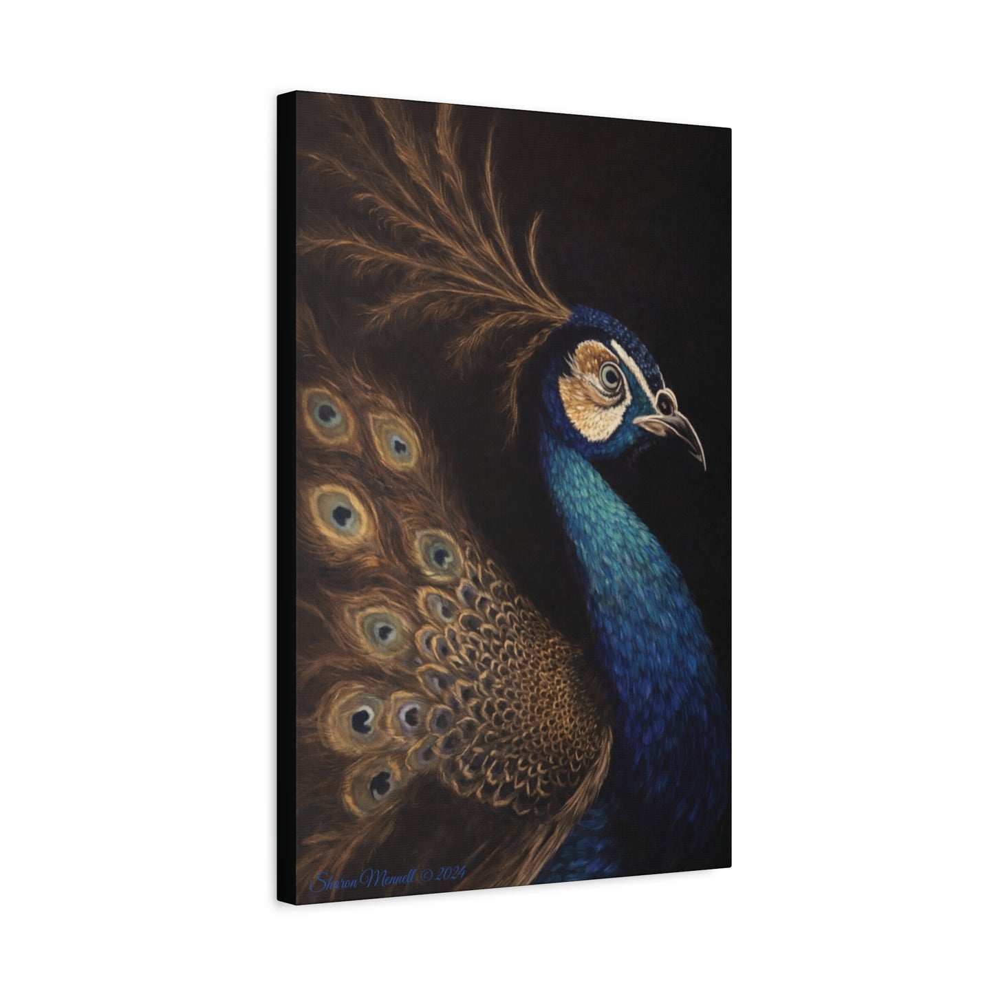 Blue Majesty Print by Sharon Mennell