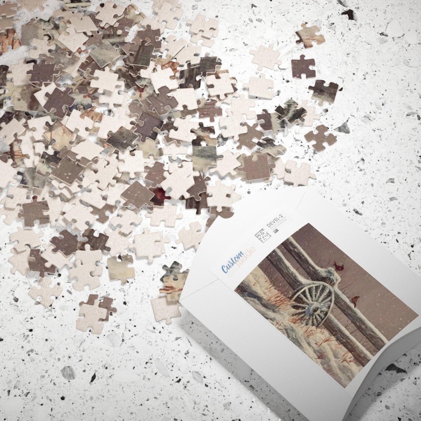 The Red Cardinal Puzzle (110, 252, 500, 1014-piece)
