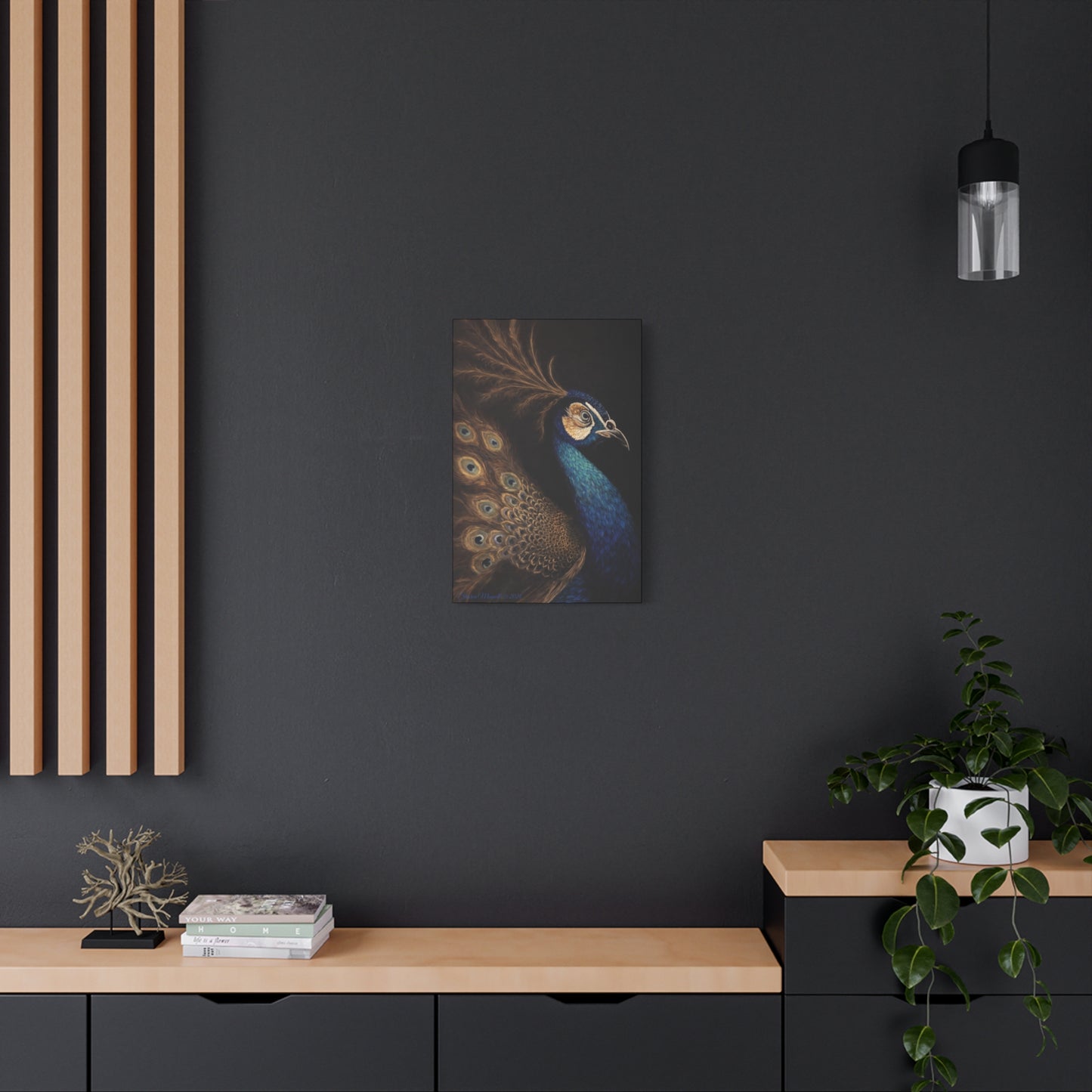 Blue Majesty Print by Sharon Mennell