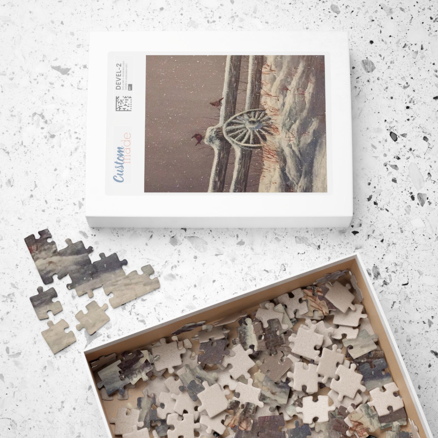 The Red Cardinal Puzzle (110, 252, 500, 1014-piece)