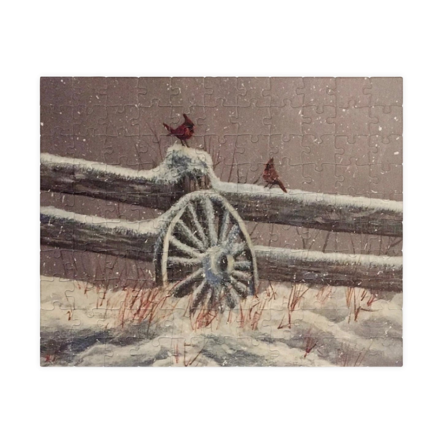 The Red Cardinal Puzzle (110, 252, 500, 1014-piece)