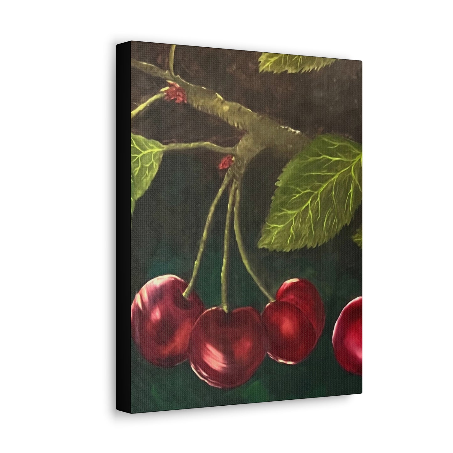 Black Cherries Painting