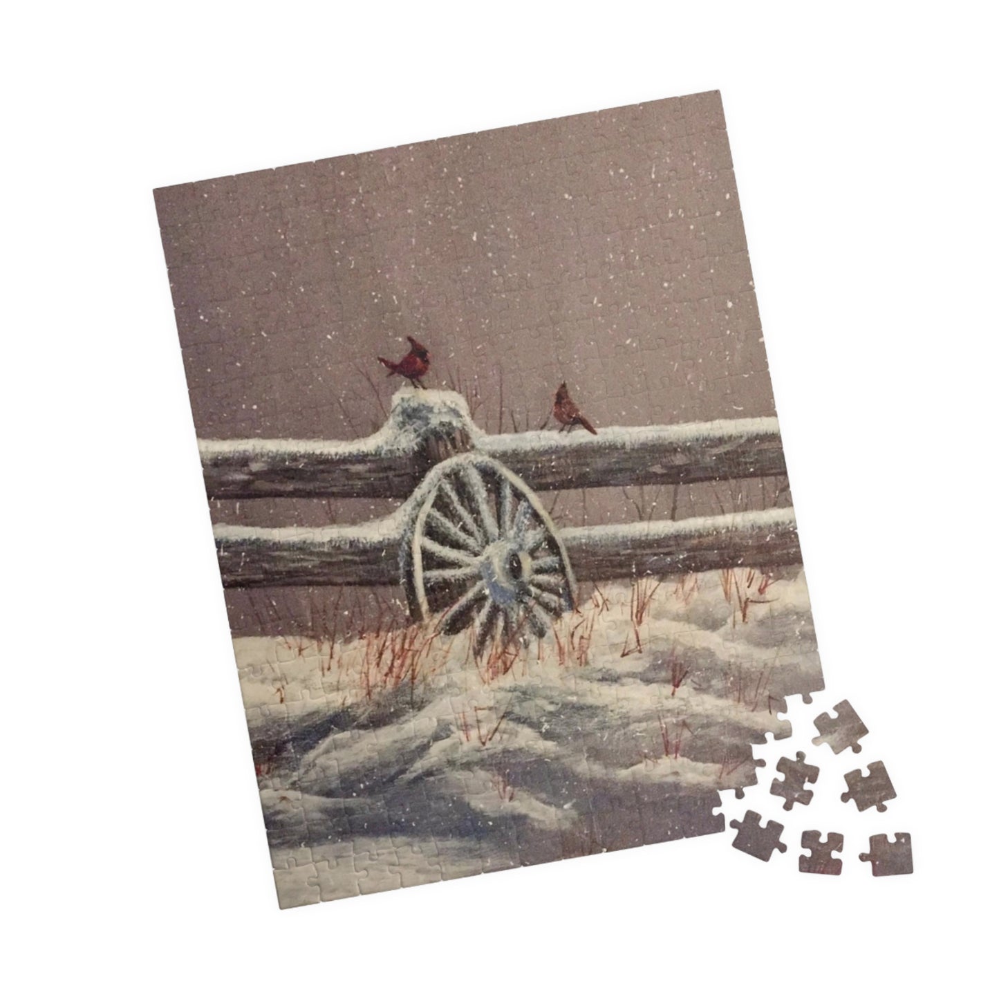 The Red Cardinal Puzzle (110, 252, 500, 1014-piece)