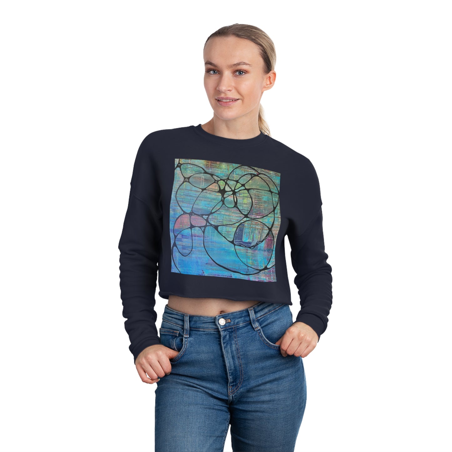 Infinite Color Women's Cropped Sweatshirt