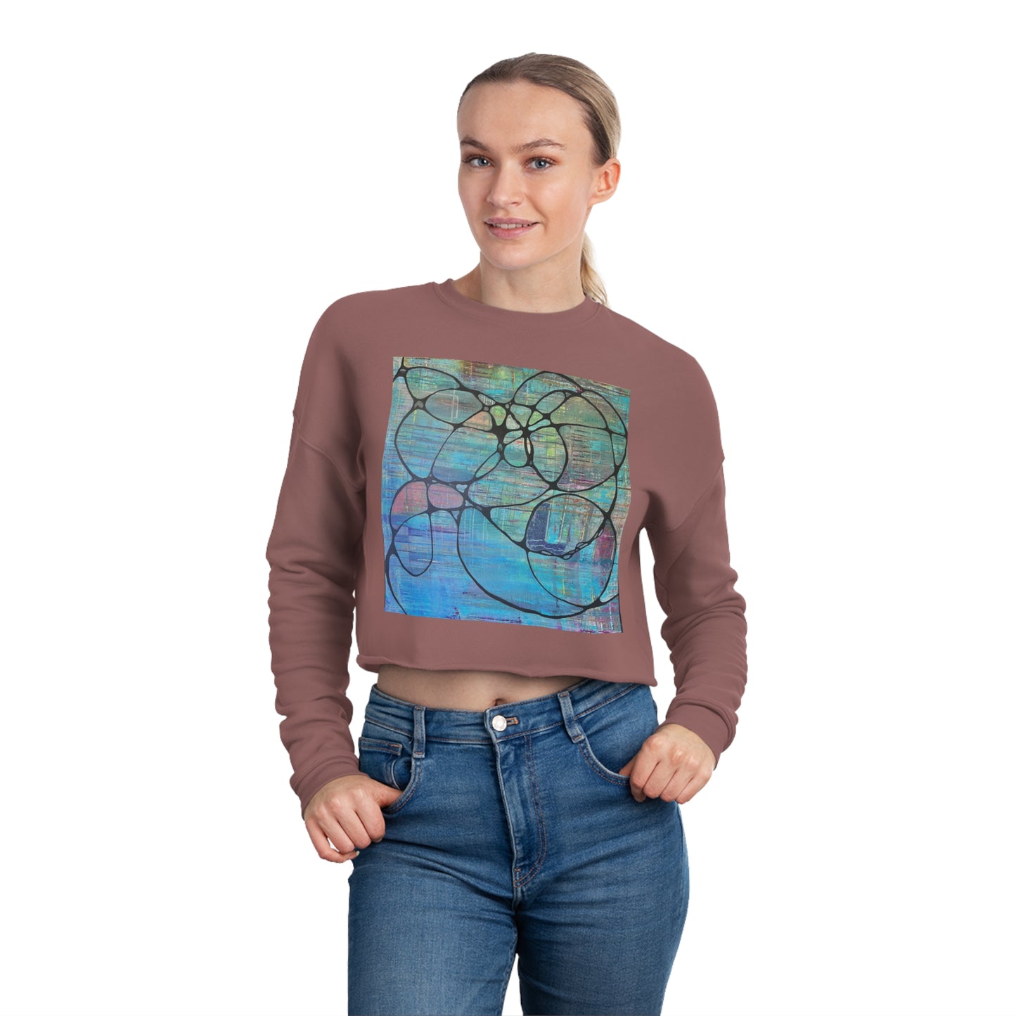 Infinite Color Women's Cropped Sweatshirt