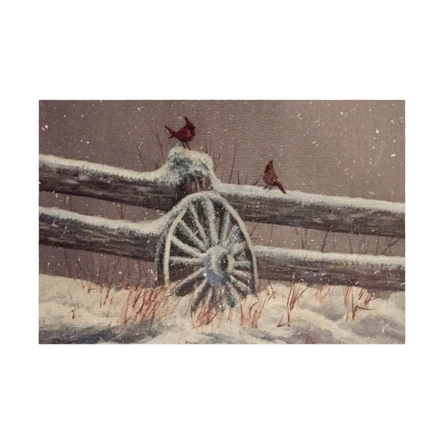 The Red Cardinal Puzzle (110, 252, 500, 1014-piece)