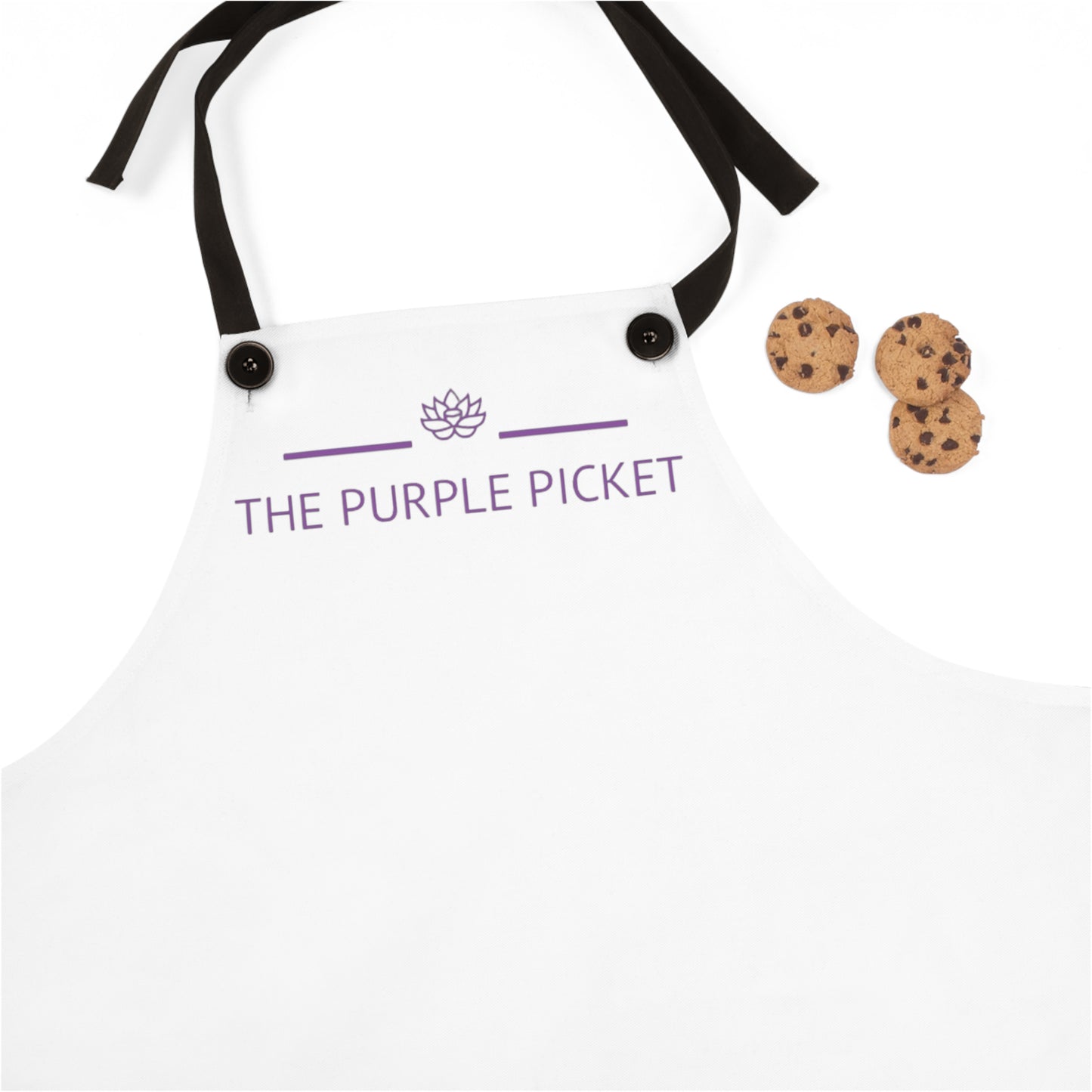 The Purple Picket Apron